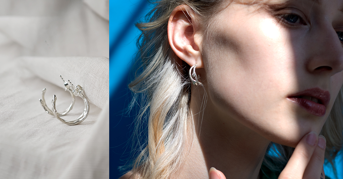 Twig Small hoops